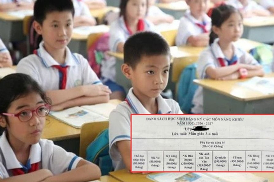 Một bảng đăng ký đầu năm học gây tranh cãi: Phụ huynh lo con có nguy cơ 'ngồi chơi' cả ngày