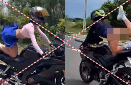 Trục xuất vĩnh viễn nữ du khách khỏi Việt Nam, sau loạt video lái mô tô trong tư thế nguy hiểm