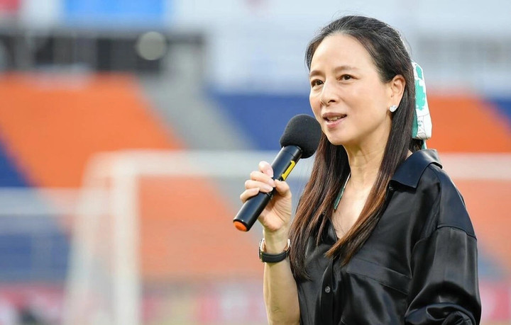 Madam Pang, Chủ tịch Liên đoàn Bóng đá Thái Lan. (Ảnh: FAT)