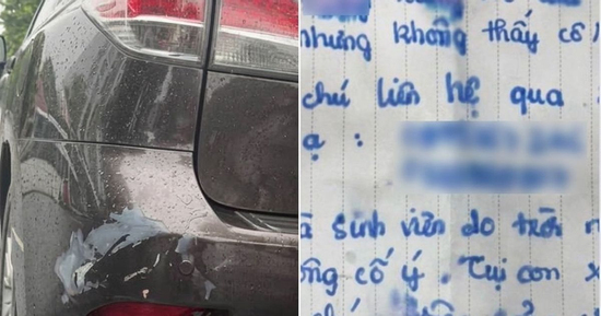 Hai nữ sinh đứng dưới mưa hơn 1 giờ sau khi làm trầy ô tô, chủ xe đưa ra quyết định bất ngờ