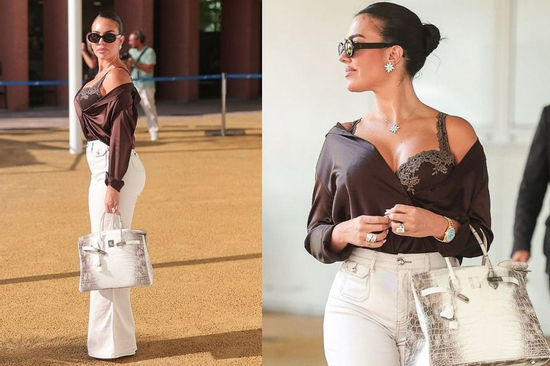 Bóc giá outfit của Georgina - vợ Ronaldo: Đeo nhẫn 100 tỷ, xách túi sang nhưng 1 món đồ khiến MXH xôn xao