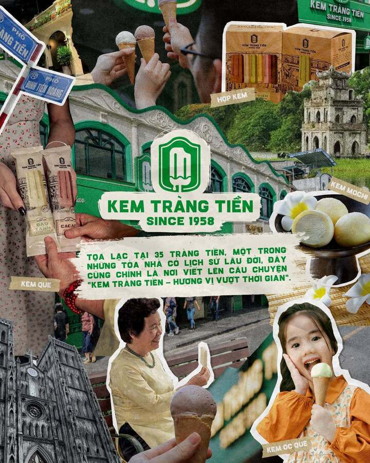 Kem Tràng Tiền hiện nằm trong hệ sinh thái thực phẩm của Công ty cổ phần One Capital Hospitality (OCH) thông qua One Capital Consumer (OCC). (Ảnh: Kem Tràng Tiền).