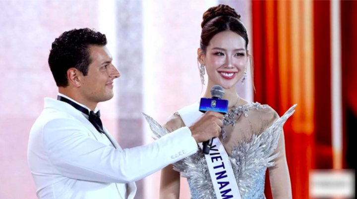 Lê Nguyễn Bảo Ngọc trả lời phần thi ứng xử đầy ấn tượng.