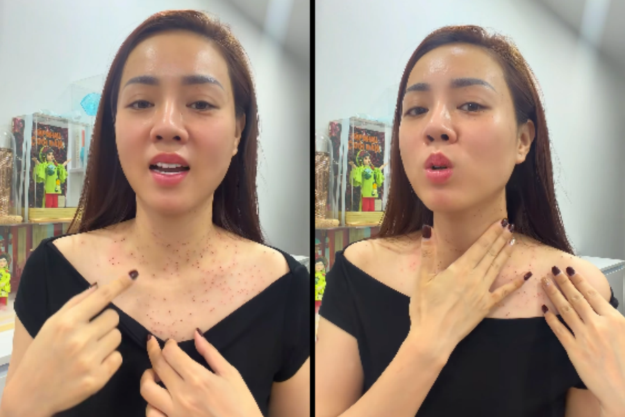 Vợ NSND Công Lý lên tiếng về thông tin ăn cắp hình ảnh - Ảnh 2.