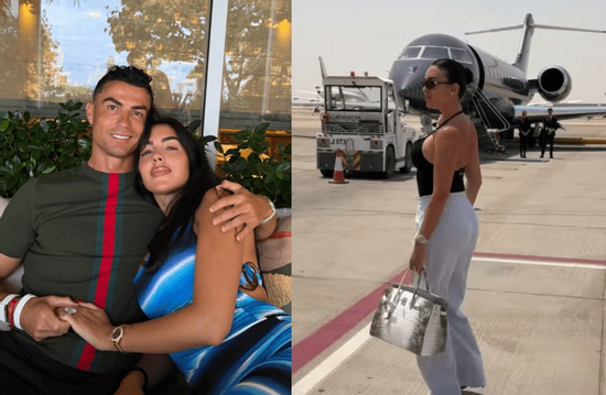 Chiều vợ như Ronaldo: Đổi tên chuyên cơ triệu USD vì thương hiệu của Georgina