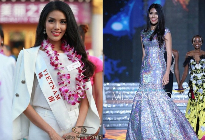 Lan Khuê ghi dấu ấn tại Miss World 2015.
