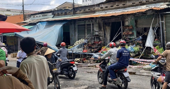 Vụ cháy ki-ốt rau củ ở TPHCM: Người vợ cũng không qua khỏi