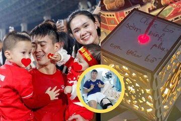 Xúc động lời nhắn con trai Duy Mạnh viết lên đèn lồng Trung thu gửi bố sau ca phẫu thuật tại Mỹ