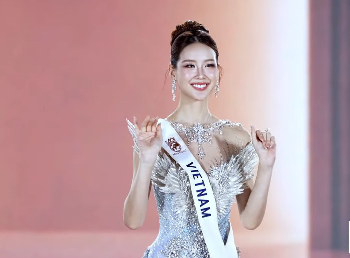 Bảo Ngọc đang được kỳ vọng đăng quang Miss World 2026.